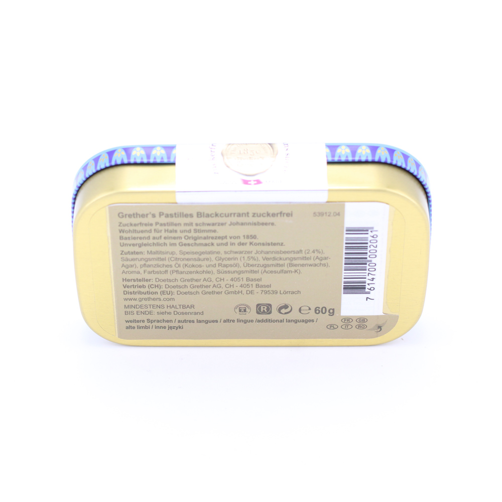 GRETHERS Blackcurrant Silber zf.Past.Dose