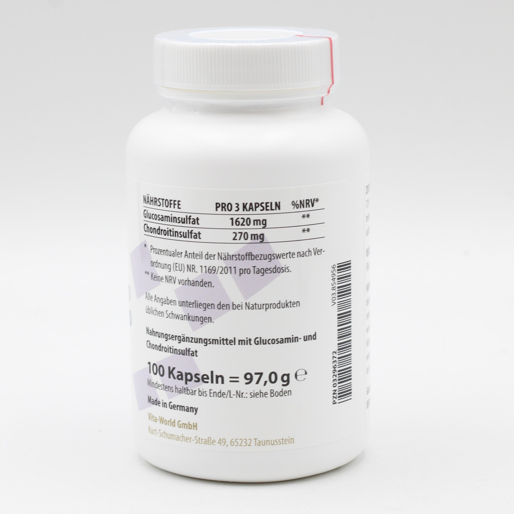 GLUCOSAMIN 750 mg+Chondroitin 100 mg Kapseln