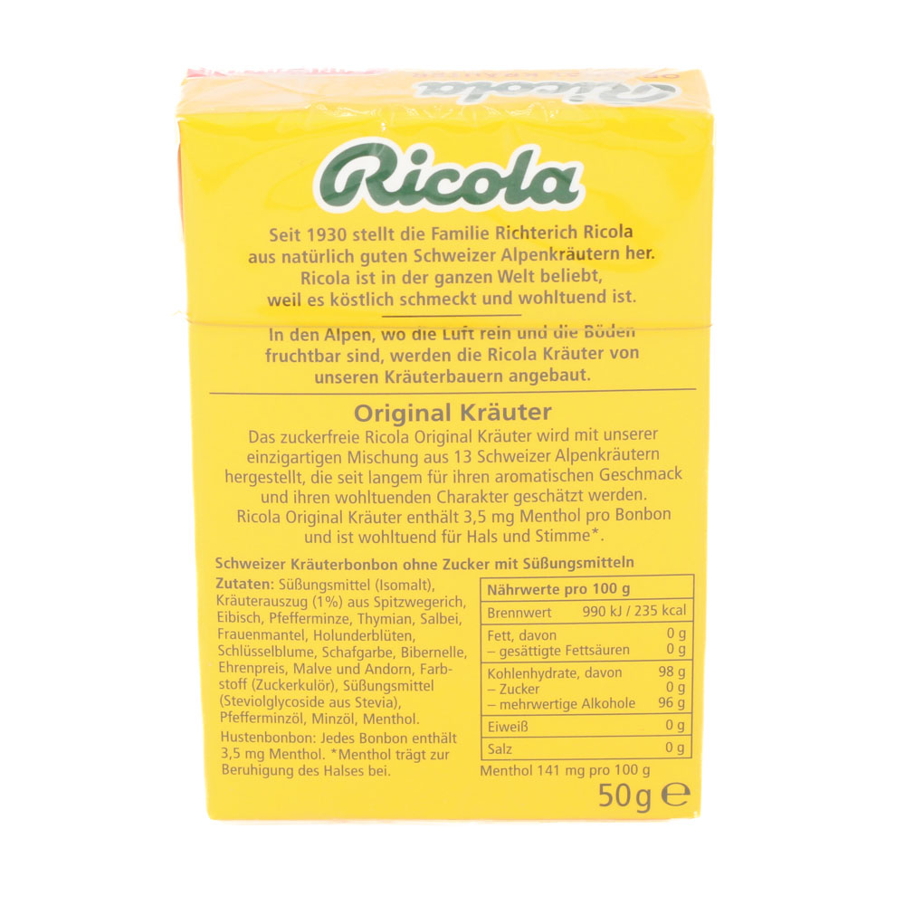 RICOLA o.Z.Box Kräuter Bonbons