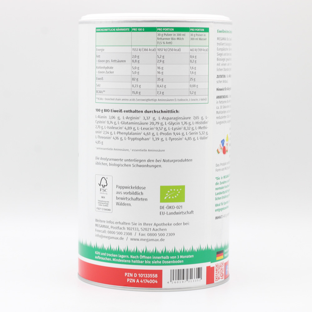 BIO EIWEISS Neutral Megamax Pulver