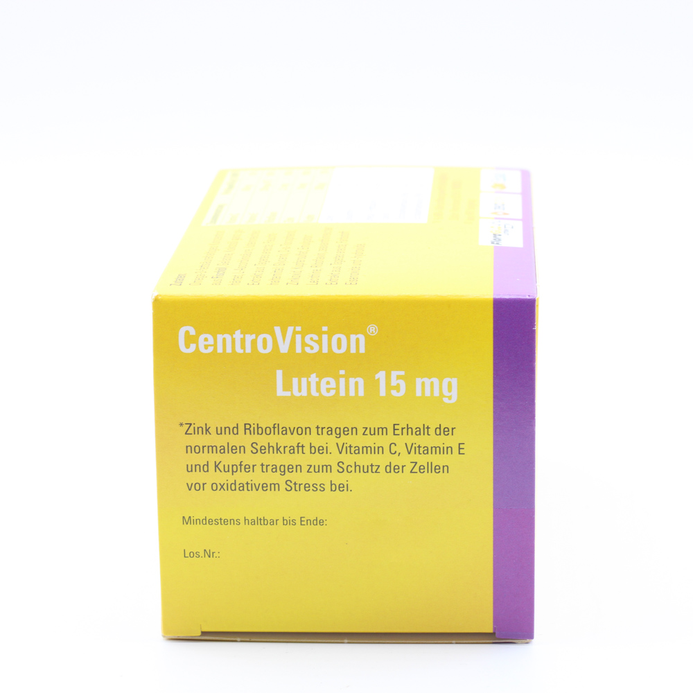 CENTROVISION Lutein 15 mg Kapseln Doppelpackung (2x 90St)