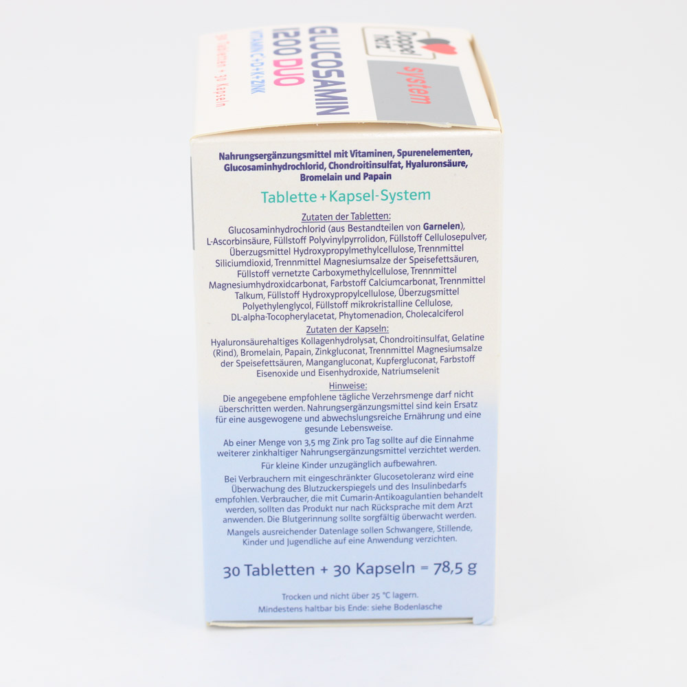 DOPPELHERZ Glucosamin 1200 Duo system Kombipackung
