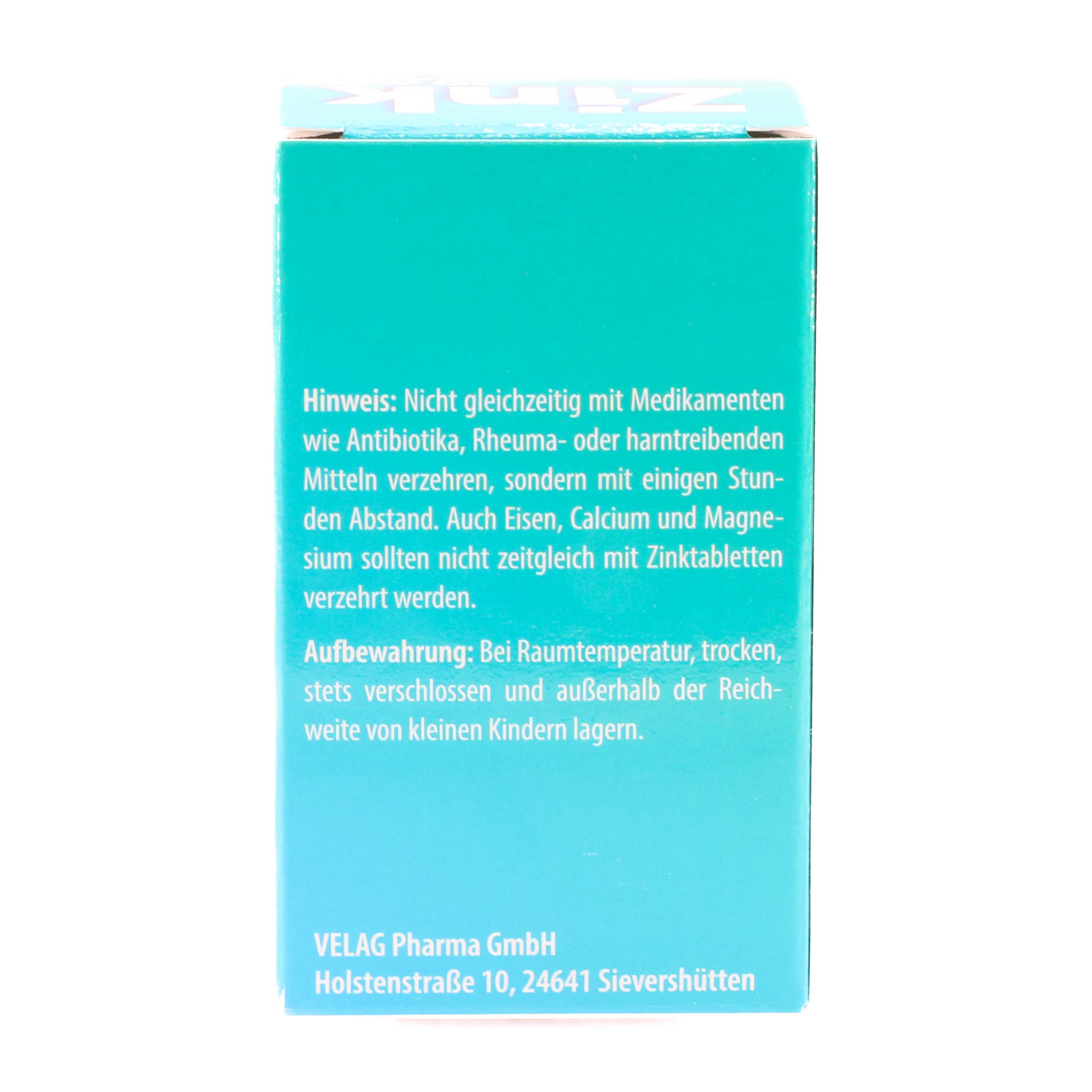 ZINK 10 mg Tabletten
