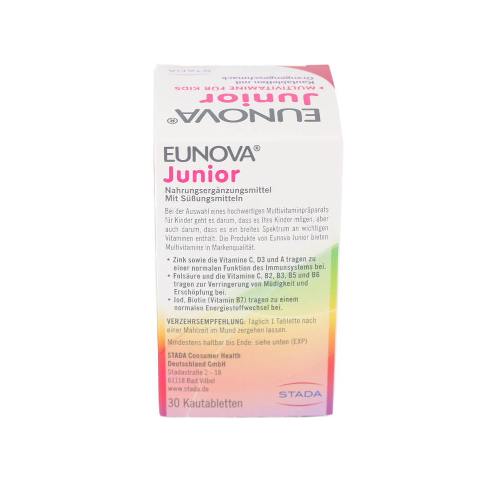 EUNOVA Junior Kautabletten m.Orangengeschmack