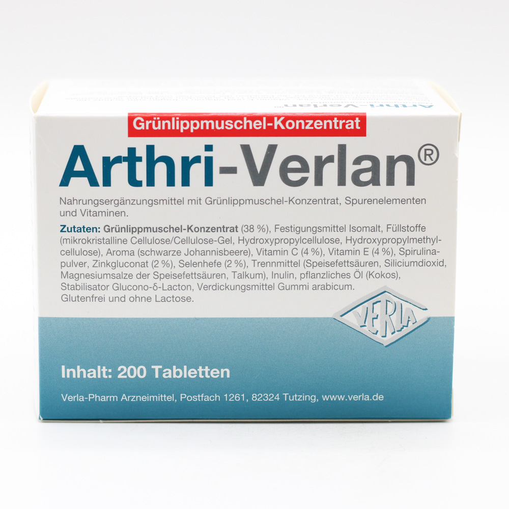 ARTHRI-VERLAN zur Nahrungsergänzung Tabletten