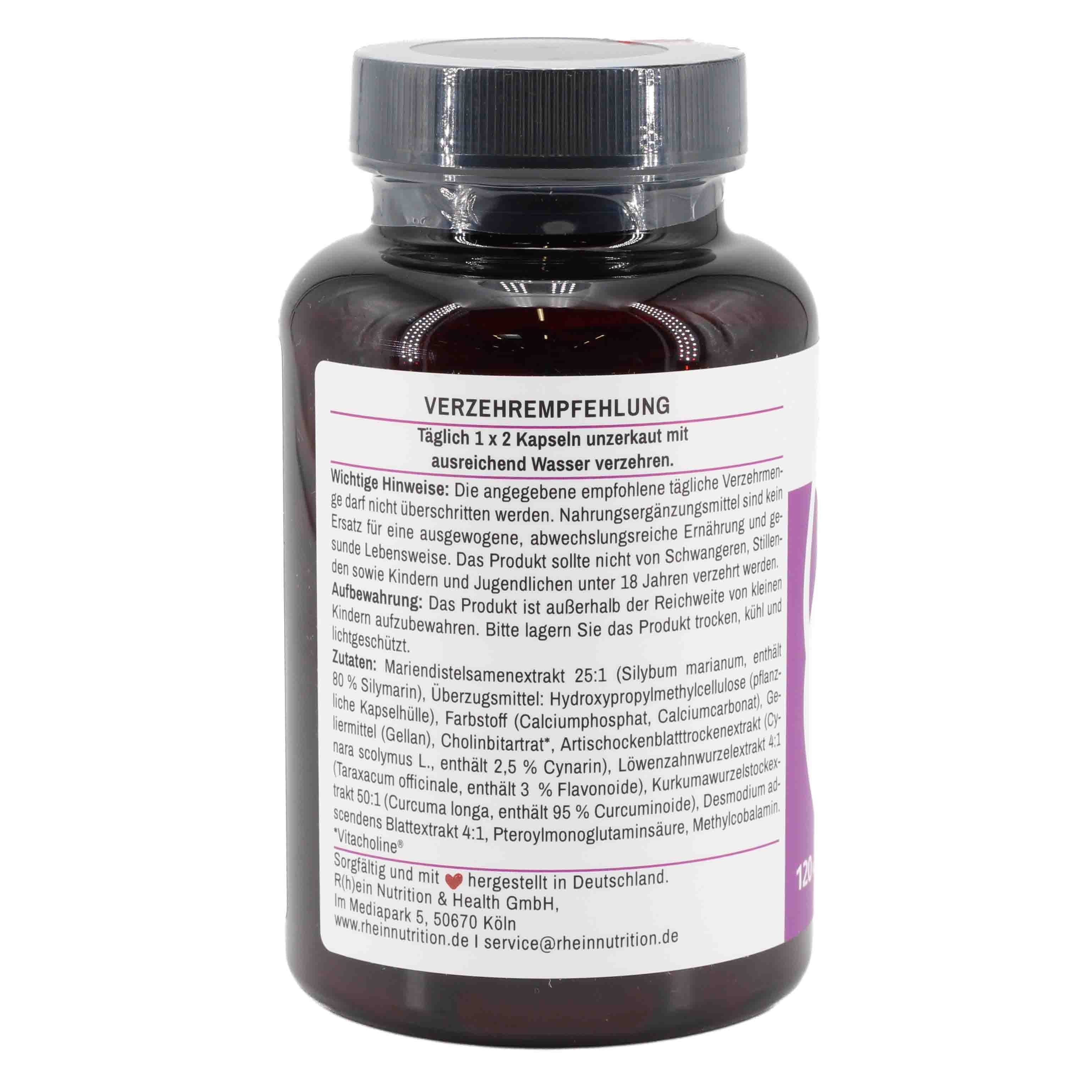 LEBER-KOMPLEX Mariendistel+Artischocke+Cholin Kps.