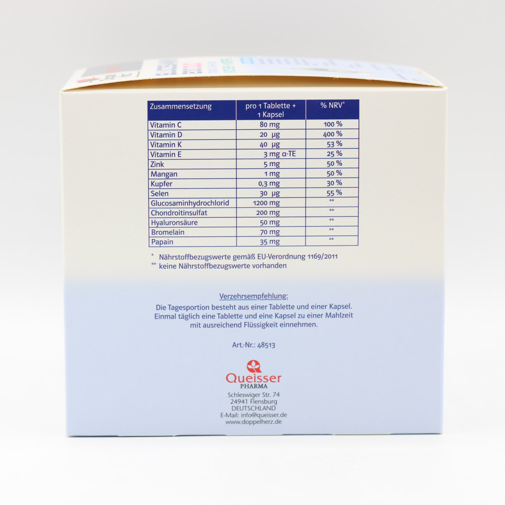 DOPPELHERZ Glucosamin 1200 Duo system Kombipackung