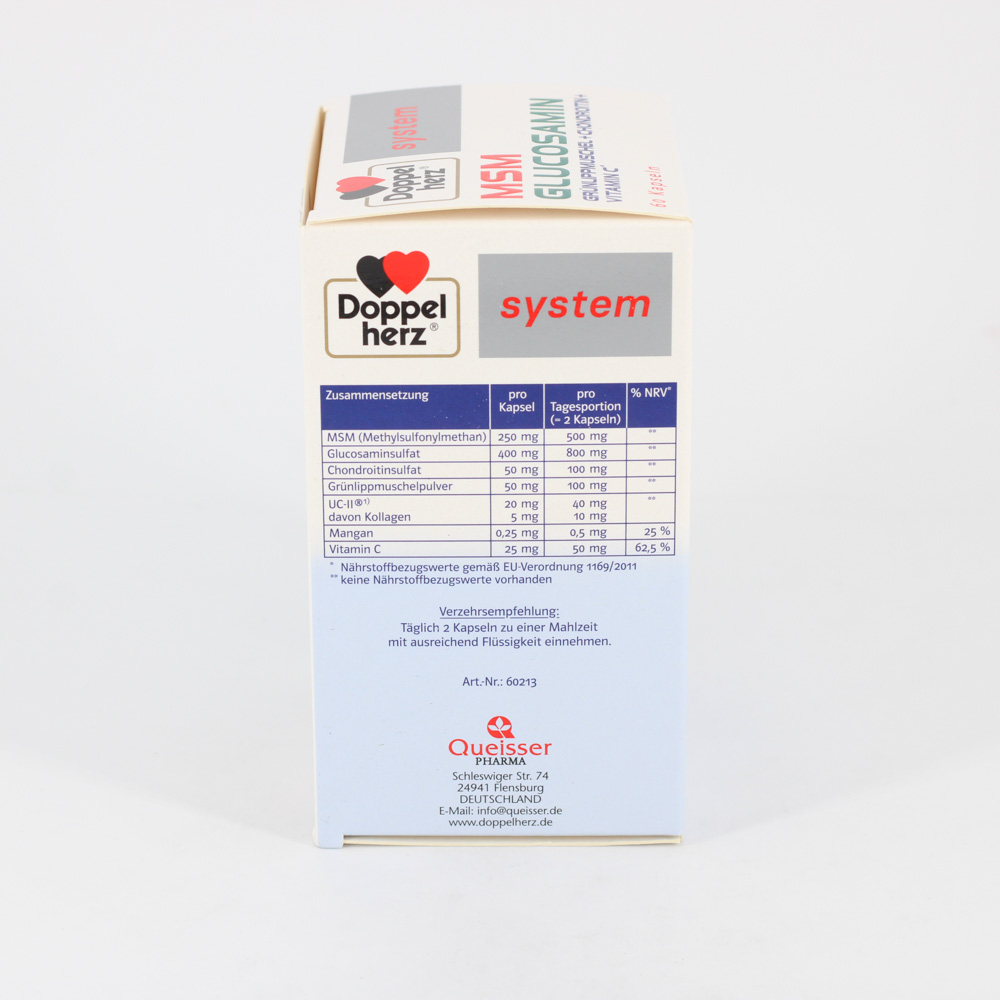 DOPPELHERZ MSM Glucosamin system Kapseln