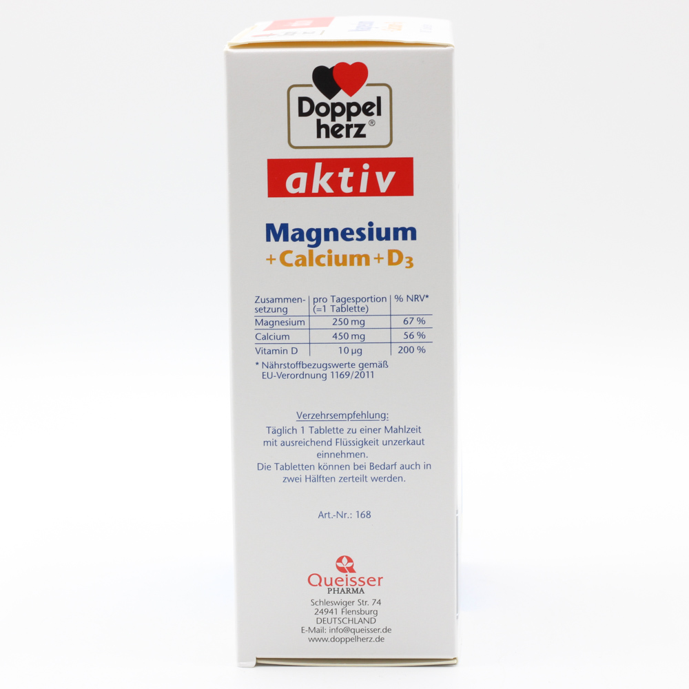 DOPPELHERZ Magnesium+Calcium+D3 Tabletten