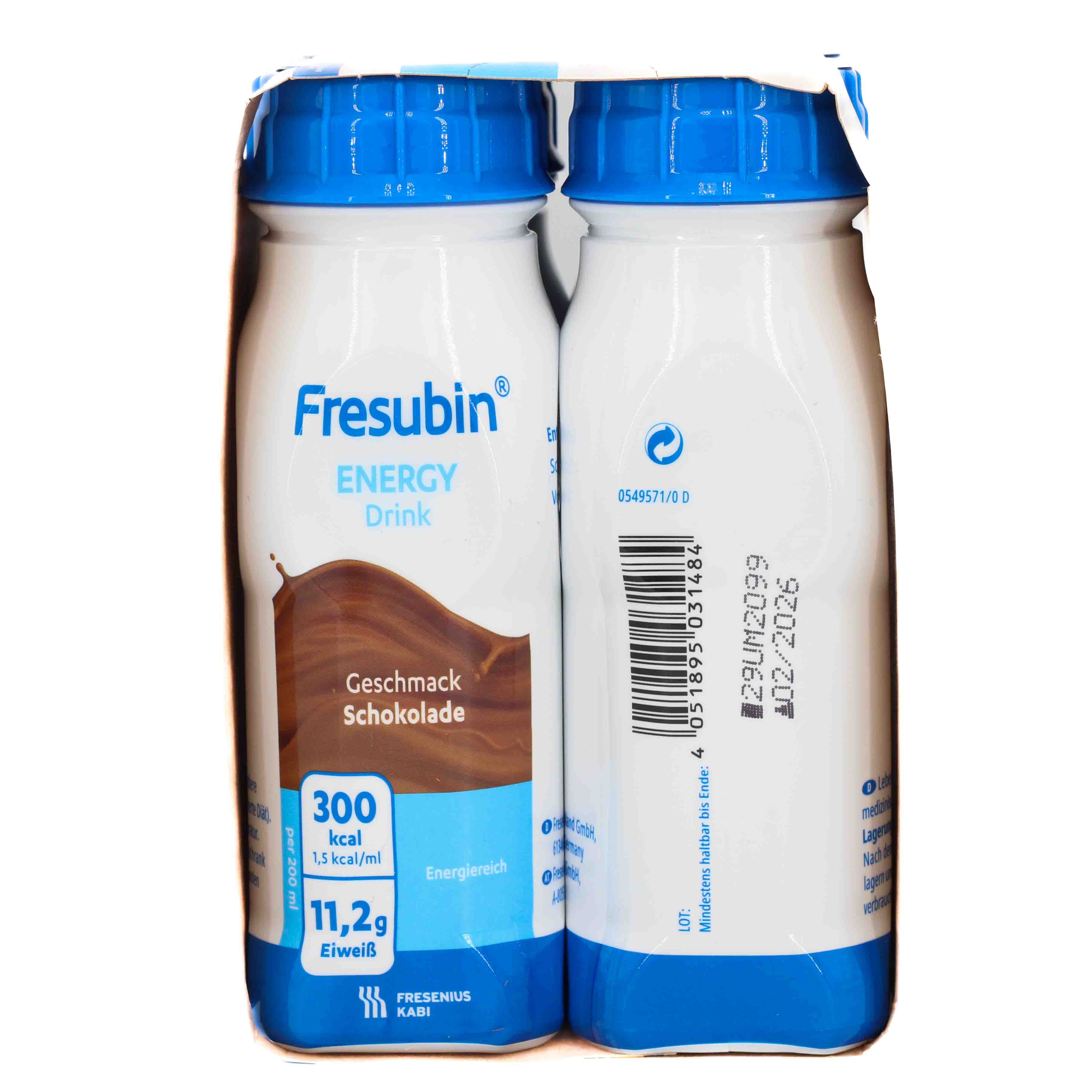 FRESUBIN ENERGY DRINK Schokolade Trinkflasche