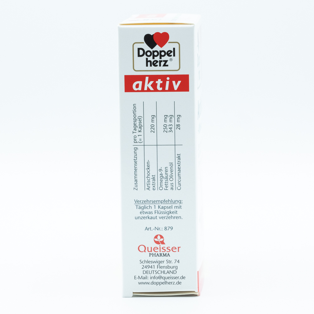 DOPPELHERZ Artischocke Curcuma+Olivenöl Kapseln