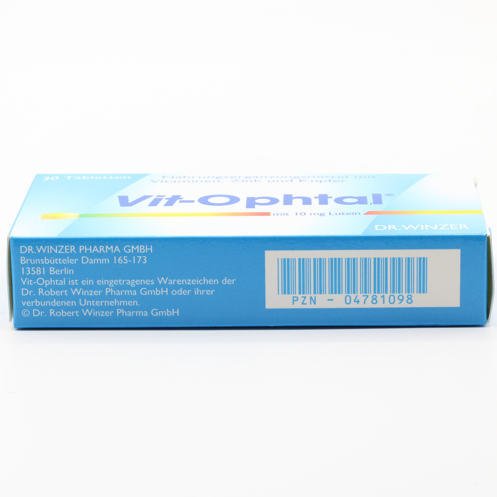 VIT OPHTAL mit 10 mg Lutein Tabletten