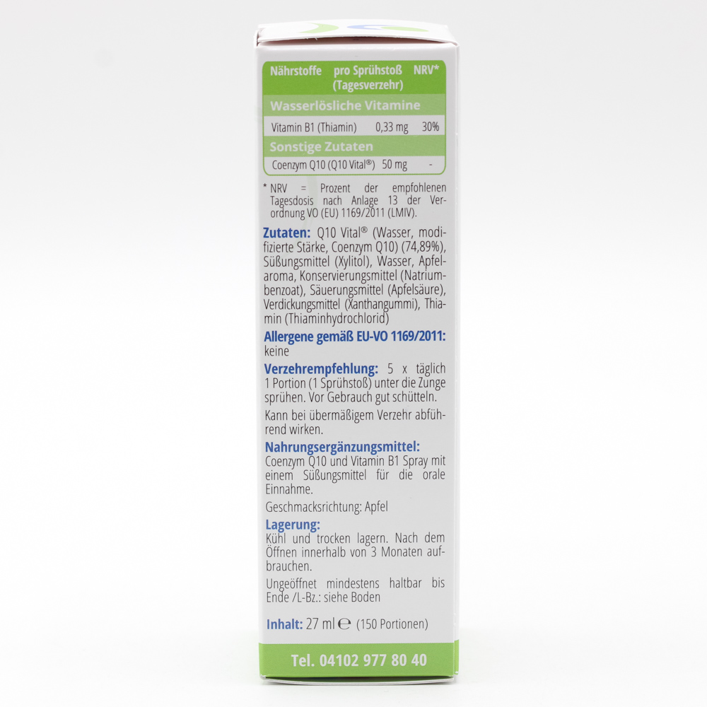 COENZYM Q10 SPRAY 50 mg/Tag