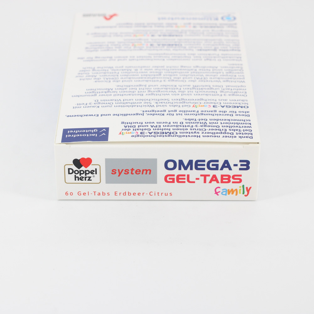 DOPPELHERZ Omega-3 Gel-Tabs family Erdb.Cit.system
