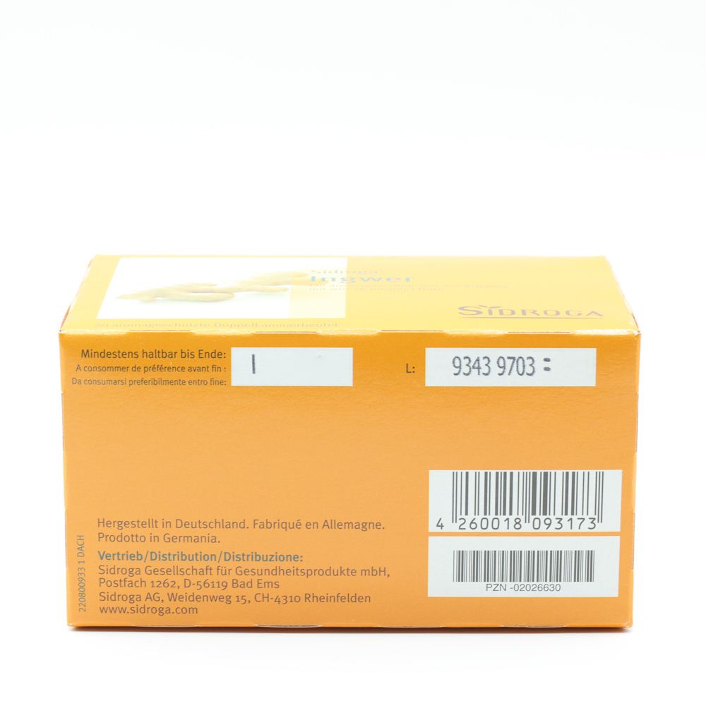 SIDROGA Ingwer Tee Filterbeutel