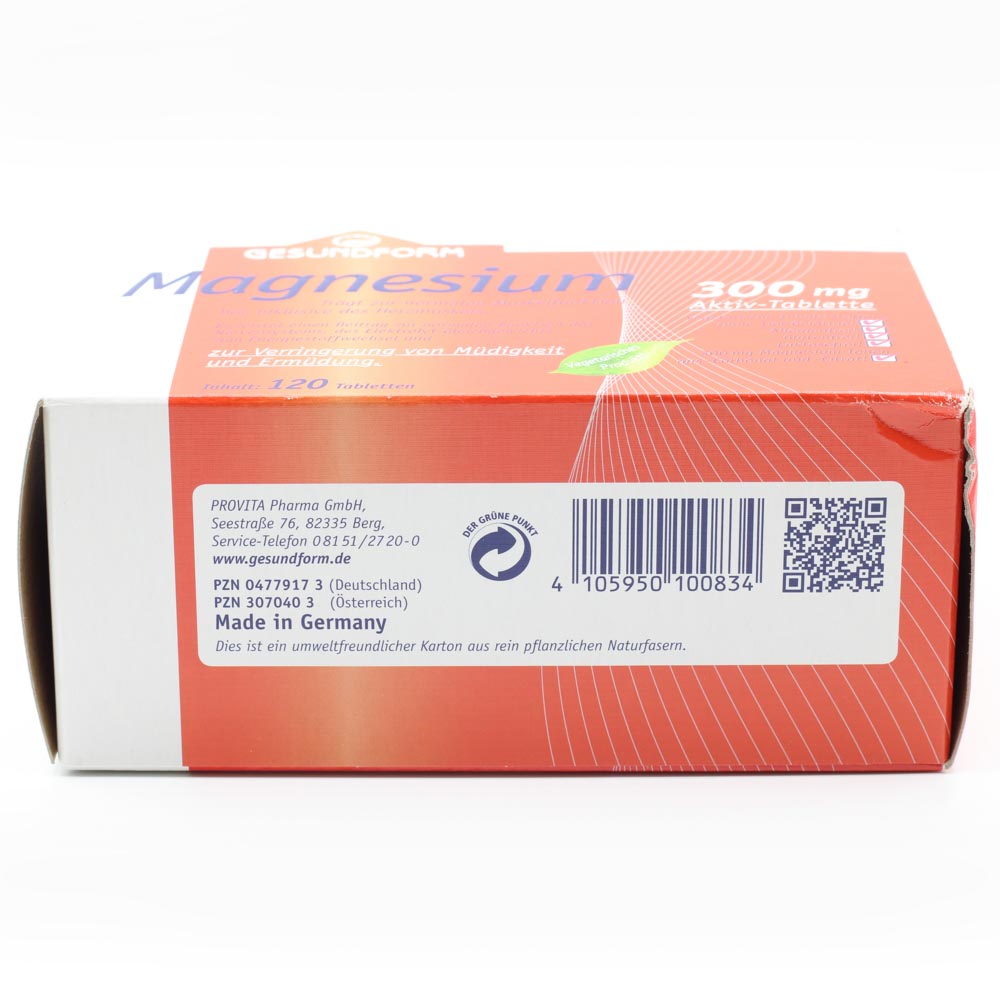 GESUNDFORM Magnesium 300 Filmtabletten