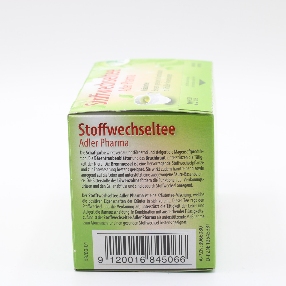 ADLER Stoffwechseltee Filterbeutel