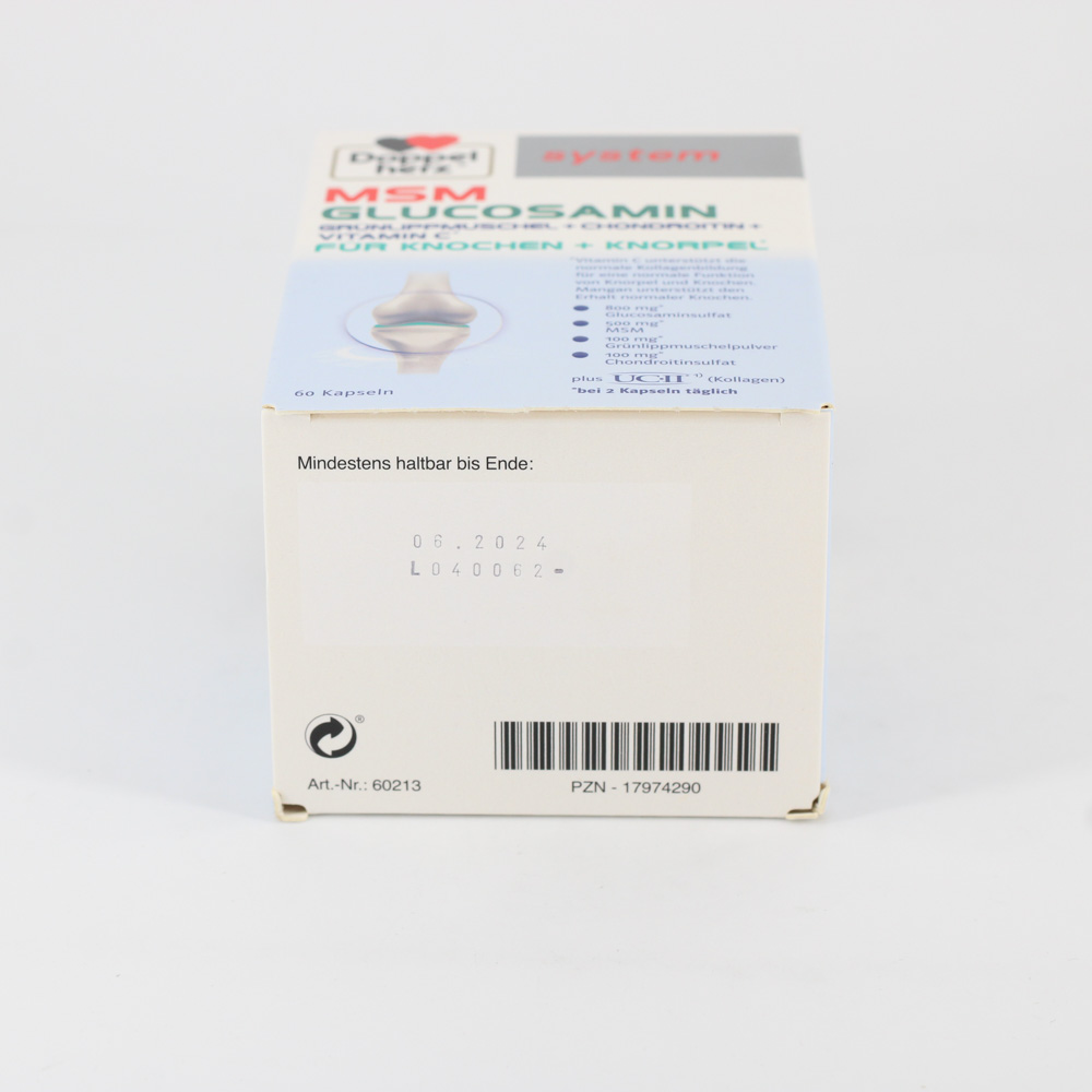 DOPPELHERZ MSM Glucosamin system Kapseln