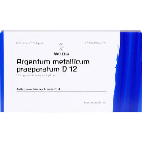 ARGENTUM METALLICUM praeparatum D 12 Ampullen