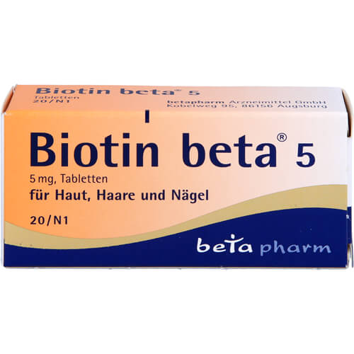 BIOTIN BETA 5 Tabletten
