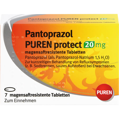 PANTOPRAZOL PUREN protect 20 mg magensaftres.Tabl.