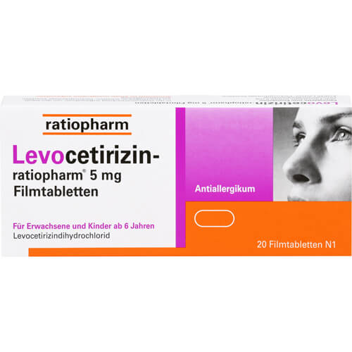 LEVOCETIRIZIN-ratiopharm 5 mg Filmtabletten