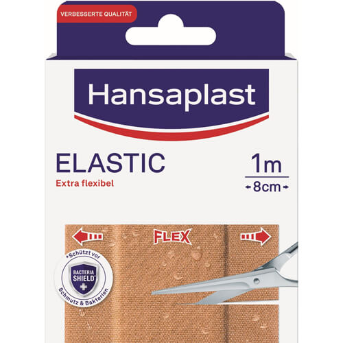 HANSAPLAST Elastic Pflaster 8 cmx1 m