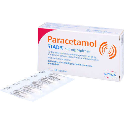 PARACETAMOL STADA 500 mg Zäpfchen