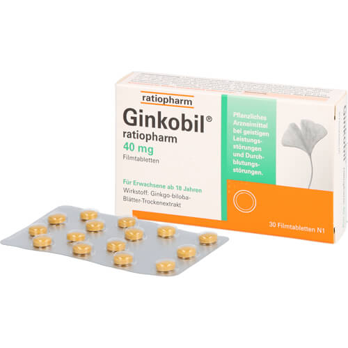 GINKOBIL-ratiopharm 40 mg Filmtabletten