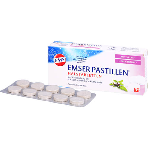 EMSER Pastillen mit Salbei zuckerfrei