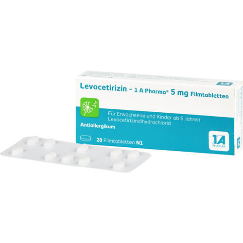 LEVOCETIRIZIN-1A Pharma 5 mg Filmtabletten