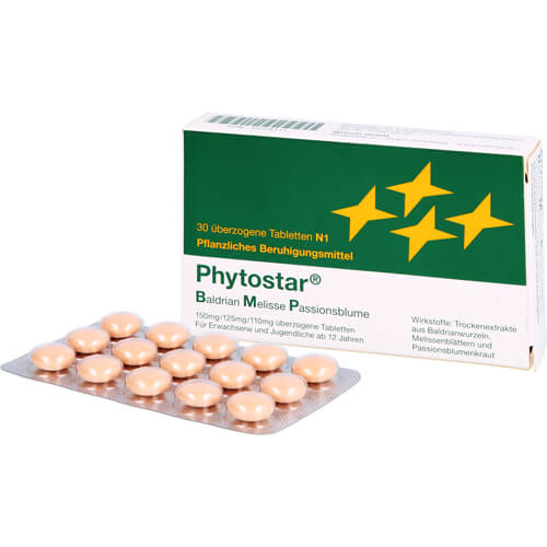 PHYTOSTAR Baldrian Melisse Passionsb.150/125/110mg