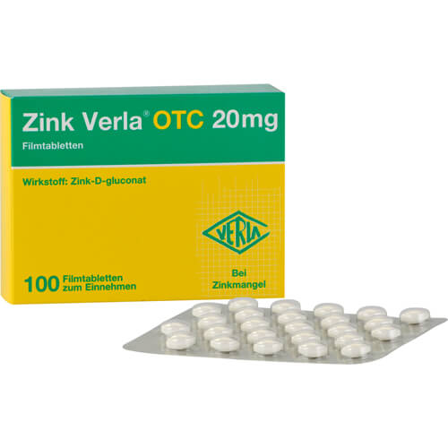 ZINK VERLA OTC 20 mg Filmtabletten