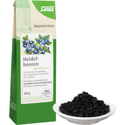 HEIDELBEEREN ARZNEITEE Myrtilli fructus Bio Salus