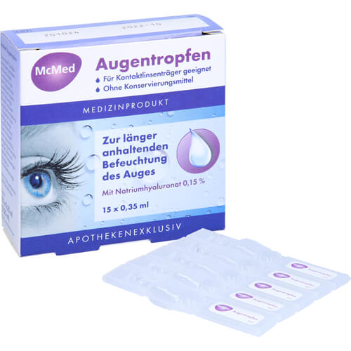 MCMED Augentropfen Einzeldosispipetten