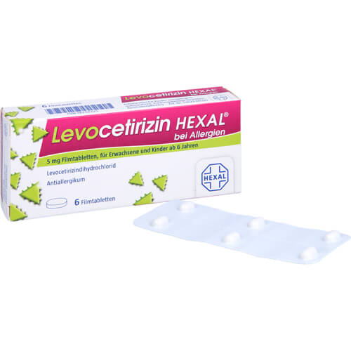 LEVOCETIRIZIN HEXAL bei Allergien 5 mg Filmtabl.