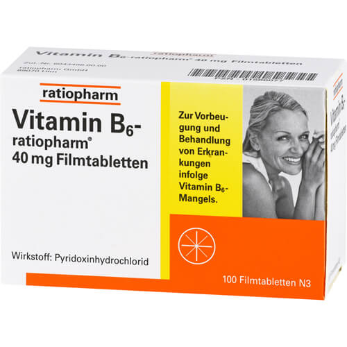 VITAMIN B6-RATIOPHARM 40 mg Filmtabletten