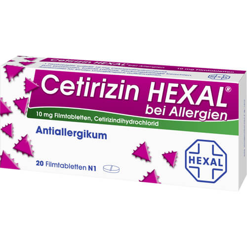 CETIRIZIN HEXAL Filmtabletten bei Allergien