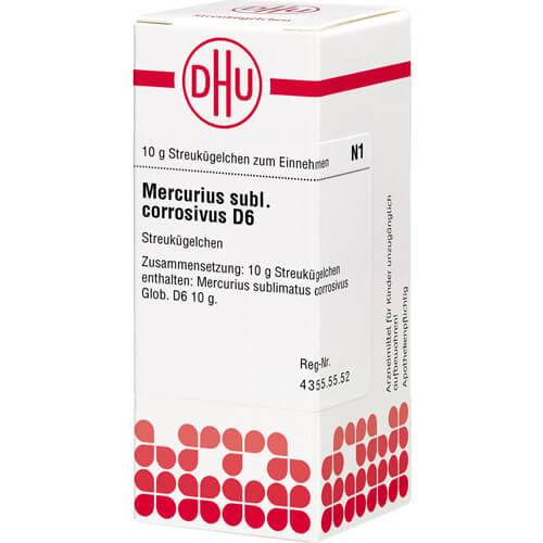 MERCURIUS SUBLIMATUS corrosivus D 6 Globuli