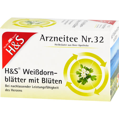 H&S Weißdornblätter mit Blüten Filterbeutel