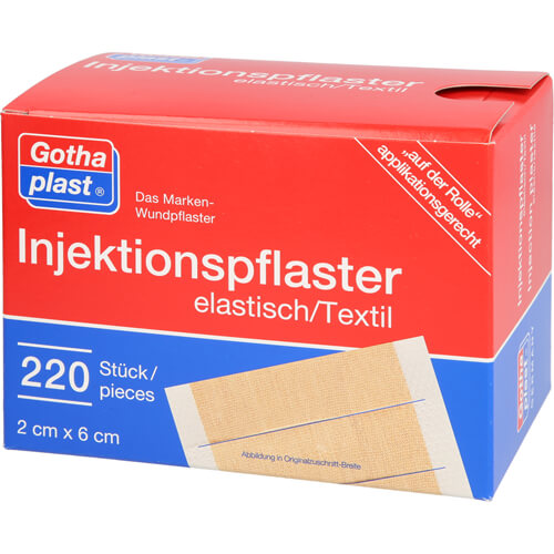 GOTHAPLAST Injektionspfl.2x6 cm