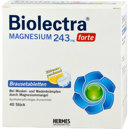 BIOLECTRA Magnesium 243 mg forte Zitrone Br.-Tabl.