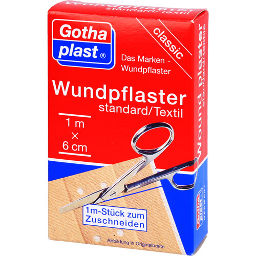 GOTHAPLAST Wundpfl.stand.6 cmx1 m
