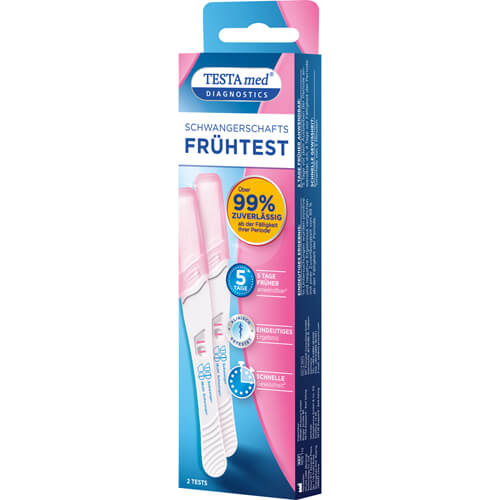 TESTAMED Schwangerschafts Frühtest Teststreifen