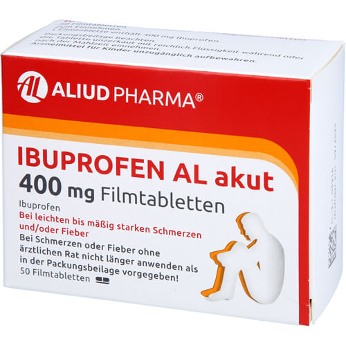 Ibuprofen AL akut 400 mg Filmtabletten bei akuten Schmerzen