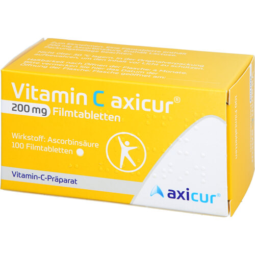 VITAMIN C AXICUR 200 mg Filmtabletten