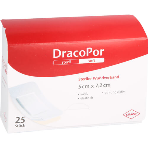 DRACOPOR Wundverband 5x7,2 cm steril