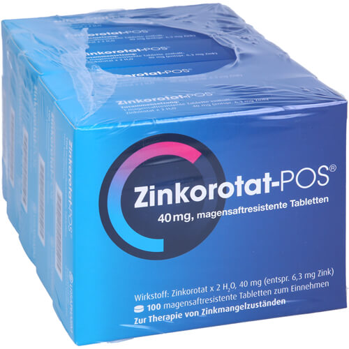 ZINKOROTAT POS magensaftresistente Tabletten