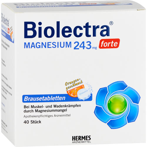 BIOLECTRA Magnesium 243 mg forte Orange Brausetab.