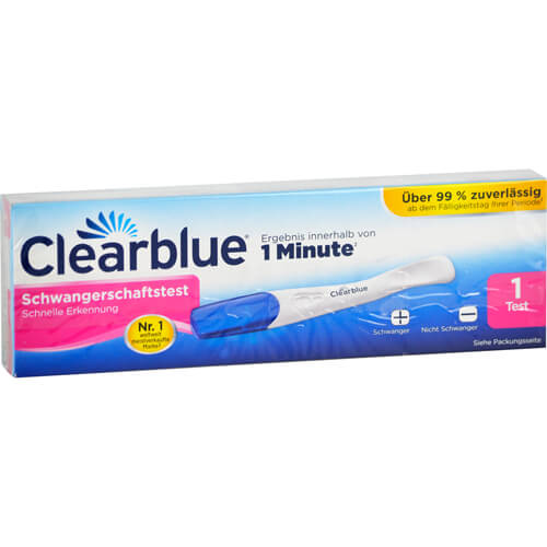 CLEARBLUE Schwangerschaftstest schnelle Erkennung